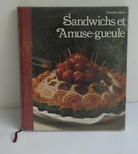 Livre de recettes “Sandwichs et amuse-gueule” Time Life 176 pages