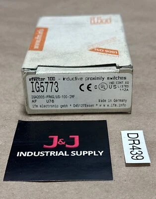 NEW OPEN BOX- IFM Efector IG5773 Inductive Sensor IGA2005-FRKG/US-100-IRF 🇺🇸 - Image 1 of 4