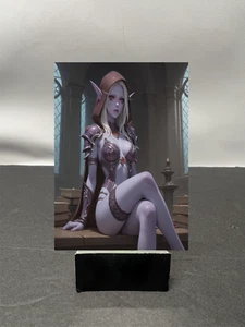 Sylvanas Warcraft Waifu Anime Custom Art Trading Card NSFW AVAILABLE W6177 - Picture 1 of 2