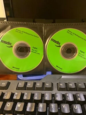 RARE AUTHENTIC BRAND NEW Microsoft Windows XP Multilingual Interface Pack, 2 CDs - Image 1 of 3