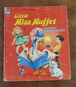 Vintage Whitman Tell-a-Tale Book Little Miss Muffet and Other Nursery Rhym 1958 - Picture 1 of 10