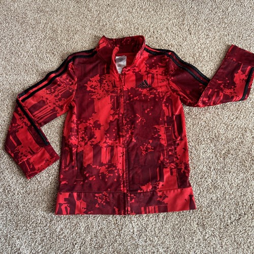 ESSENTIALS Adidas Giacca in Pile a 3 Strisce Essential con Zip e Fronte Bambina TAGLIA 8 Small