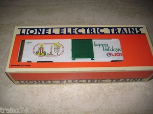 Coche Lionel 1990 calibre O Season's Greetings 6-19910 Happy Holidays - Imagen 1 de 2