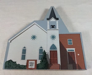 Iglesia Metodista Unida de Viena 1850 MD Maryland My Home Town Casa de Madera 1601 - Imagen 1 de 5