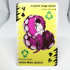 4 Hirofumi Yoshida Clover Chainsaw Man PLAYNG CARDS  TATSUKI FUJIMOTO JUMP trump