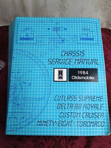 1984 Oldsmobile CHASSIS SERVICE MANUAL Cutlas Supreme Delta 88 Royale & more - Picture 1 of 7