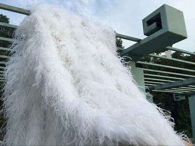 6 capas - 20 capas Blancanieves Esponjosas Plumas de Avestruz Boa Boda Fiesta Decoración Foto 1 de 4