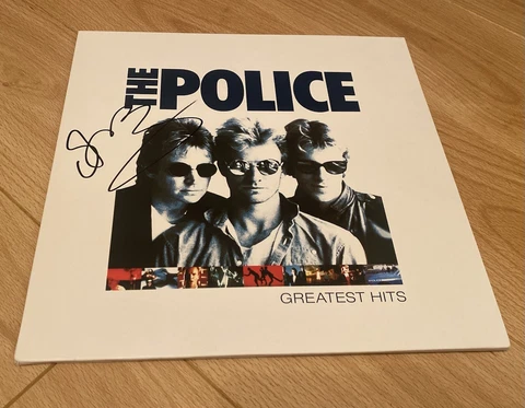 STING “THE POLICE” HAND SIGNED VINYL+ COA Cover