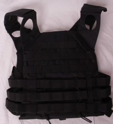 Chaleco Airsoft Protección Seguridad Exterior Caza Chaleco Ajustable Negro JN002-3 Foto 1 de 4