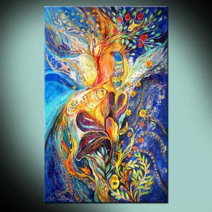 The King Bird: high quality ready to hang canvas print from original artwork - Picture 1 of 2