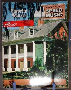 Favorite Waltzes for all Organs Pianos Guitars Easy-Play Speed Music On Sight - Picture 1 of 4