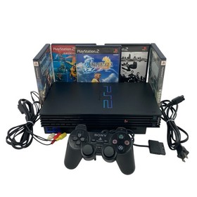 Sony PlayStation 2 PS2 SCPH-30001 Console System Bundle - Tested
