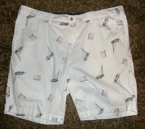 Herren Nautica 83 Designs weiß mit Segelbooten Größe 42 - Schrittlänge 9" 100 % Baumwolle - Bild 1 von 5