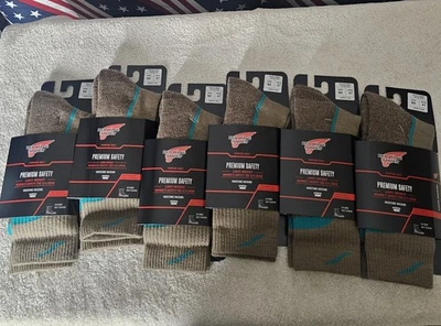 Paquete de 6 calcetines Red Wing Premium para mujer con puntera 4-7 Foto 1 de 4