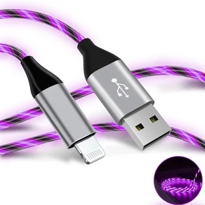 Light Up iPhone Charger Cable LED Apple Charger Cord Apple MFi Certified Cool... - Bild 1 von 7