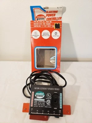 VTG Model Power No. 1250 Electric Power Controller Transformer Trains Race Cars - Image 1 of 4