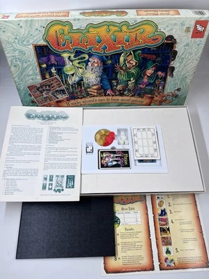 1990 TSR Elixir Wacky Wizard RPG Strategy Board Game 99.99% Complete Read - Image 1 of 4
