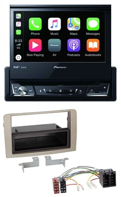 Pioneer DVD Bluetooth DAB USB MP3 Autoradio für Lancia Musa (ab 2005) - Bild 1 von 4