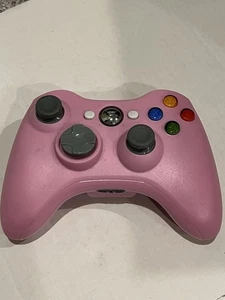Xbox 360 Controller Pink Wireless OEM - Great Condition- Tested - Picture 1 of 4