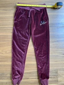 True Religion Girls' Purple Jogger Sweatpants with Pockets and Drawstring Medium - Picture 1 of 6