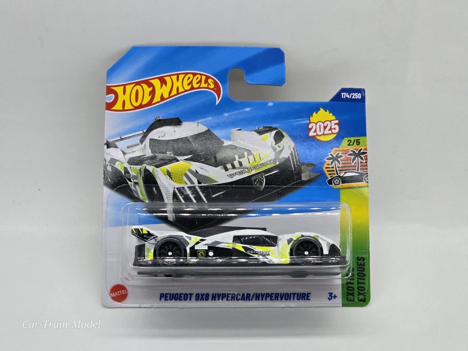 Peugeot 9x8 Hypercar-Hypervoiture - HOT WHEELS 1:64 1/64 - Immagine 1 di 1