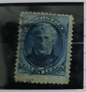 Sn:#179 1875 5 cents US STAMP Zachary Taylor 1875 - Picture 1 of 1