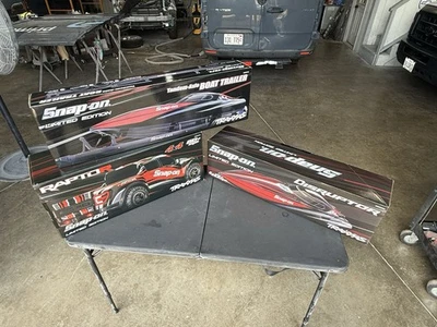SNAP-ON TOOLS LIMITED EDITION RAPTOR TRUCK TRAXXAS RC DISRUPTOR BOAT & TRAILER - Image 1 of 4