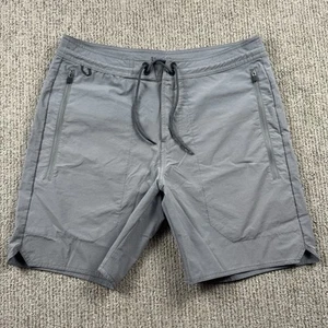 Roark Herren 31 Layover Trail Shorts Kordelzug Reißverschlusstaschen Stretch grau - Bild 1 von 4