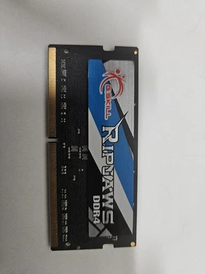 G.SKILL RIPJAWS DDR4 SO-DIMM Series DDR4 RAM 8GB 2400MT/s CL16-16-16-39 1.20V - Image 1 of 2