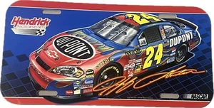 NASCAR Jeff Gordon auto #24 targa plastica flessibile, made in USA - Foto 1 di 1