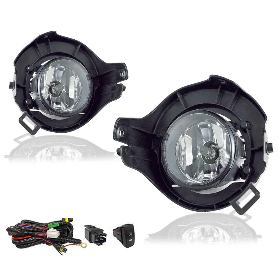 Fog Lights Lamps with Wiring For 2005-12 Nissan Pathfinder 2005-2009 Frontier - Изображение 1 из 4