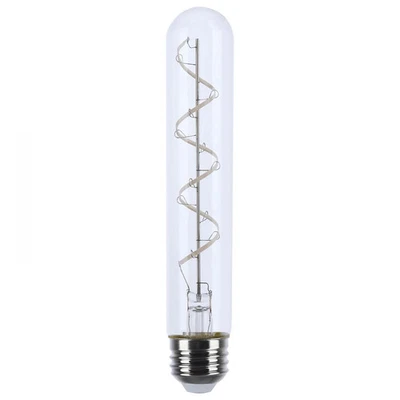 6 Watt LED - Reminiscent - Flex Gray Coil Filament - T9 - Medium Base - 2700K CC - Image 1 of 4