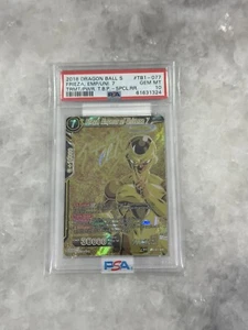 PSA 10 Dragon Ball Super Golden Frieza, Emperor of Universe SPR Signature Rare - Picture 1 of 2