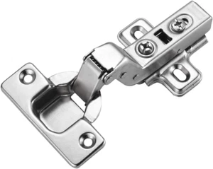 2PCS Inset Cabinet Door Hinges Frameless European Soft Close Kitchen Hidden Self - Picture 1 of 12