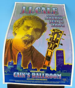 JJ Cale Signed 7/5 2004 Cain's Ballroom Official Back to Tulsa Concert Poster - Picture 1 of 3