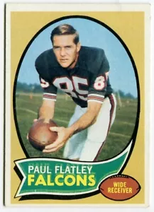1970 Topps #66 Paul Flatley Atlanta Falcons - Foto 1 di 2