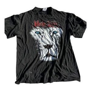 White Lion Rock N Roar Tour T-Shirt Size L Spring Ford Classic 1988 - Picture 1 of 7