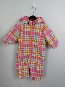 EK1231 Mädchen Einteiler von Lupilu, Gr. 74/80, rosa kariert - Bild 1 von 7