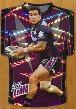 2010 NRL SELECT CHAMPIONS STORM JEFF LIMA.JERSEY DIE CUT JDC83 CARD