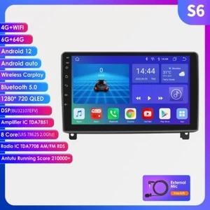 9'' Android Autoradio GPS Navi Für Peugeot 407 2004-2011 Carplay 8Kern 6+64GB - Bild 1 von 13