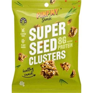 Pimp My Snack Super Seeds Clusters 40g (Pack of 12) - Picture 1 of 2