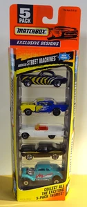 1997 MATCHBOX - AMERICAN STREET MACHINES 5-PACK SET EXCLUSIVE DESIGNS VHTF - Picture 1 of 4