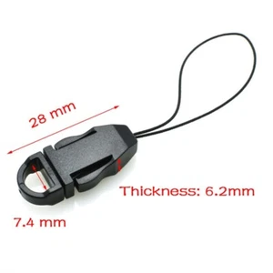 Conector de bucles de correa de cámara de 7,4 mm, adaptador de hebilla de correa de liberación rápida de 10 piezas - Imagen 1 de 4