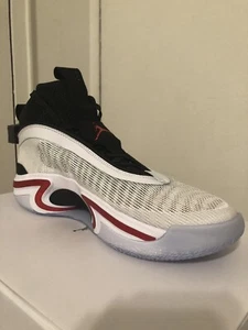 BRAND NEW Size 15 JORDAN XXXVI (36) WHITE/UNIVERSITY RED/BLACK BASKETBALL SHOES - Picture 1 of 10