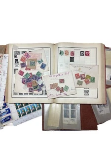 FOUND World Stamp Collection International Old and New Loose and Books - Picture 1 of 11