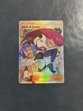 Jessie & James 68/68 - Pokemon Hidden Fates Sun & Moon Full Art Rare Card NM