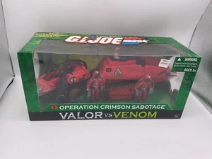 2004 G.I. Joe Operation Crimson Sabotage K.B. Exclusive Valor Vs Venom Sealed - Picture 1 of 9