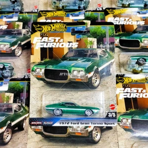 Hot Wheels Premium FAST & FURIOUS 1972 Ford Gran Torino Sport Set 1 10 20 - Picture 1 of 11