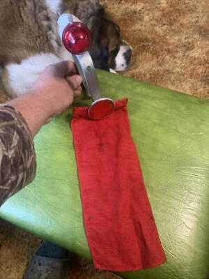 Very Unique Vintage Schwinn Seiss Light Bicycle Clamp On Flag Reflection Toledo - Image 1 of 4