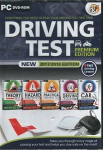 Driving Test PREMIUM 2017/2018 EDITION PC DVD Rom BRAND NEW & SEALED - Picture 1 of 2